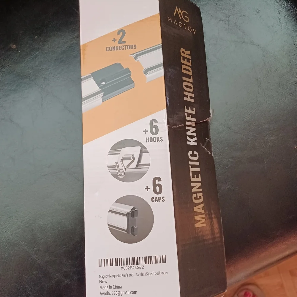 Magnetic knife and utensil hanger